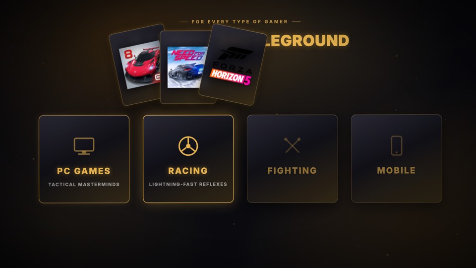 Genre reveal motion graphics frame
